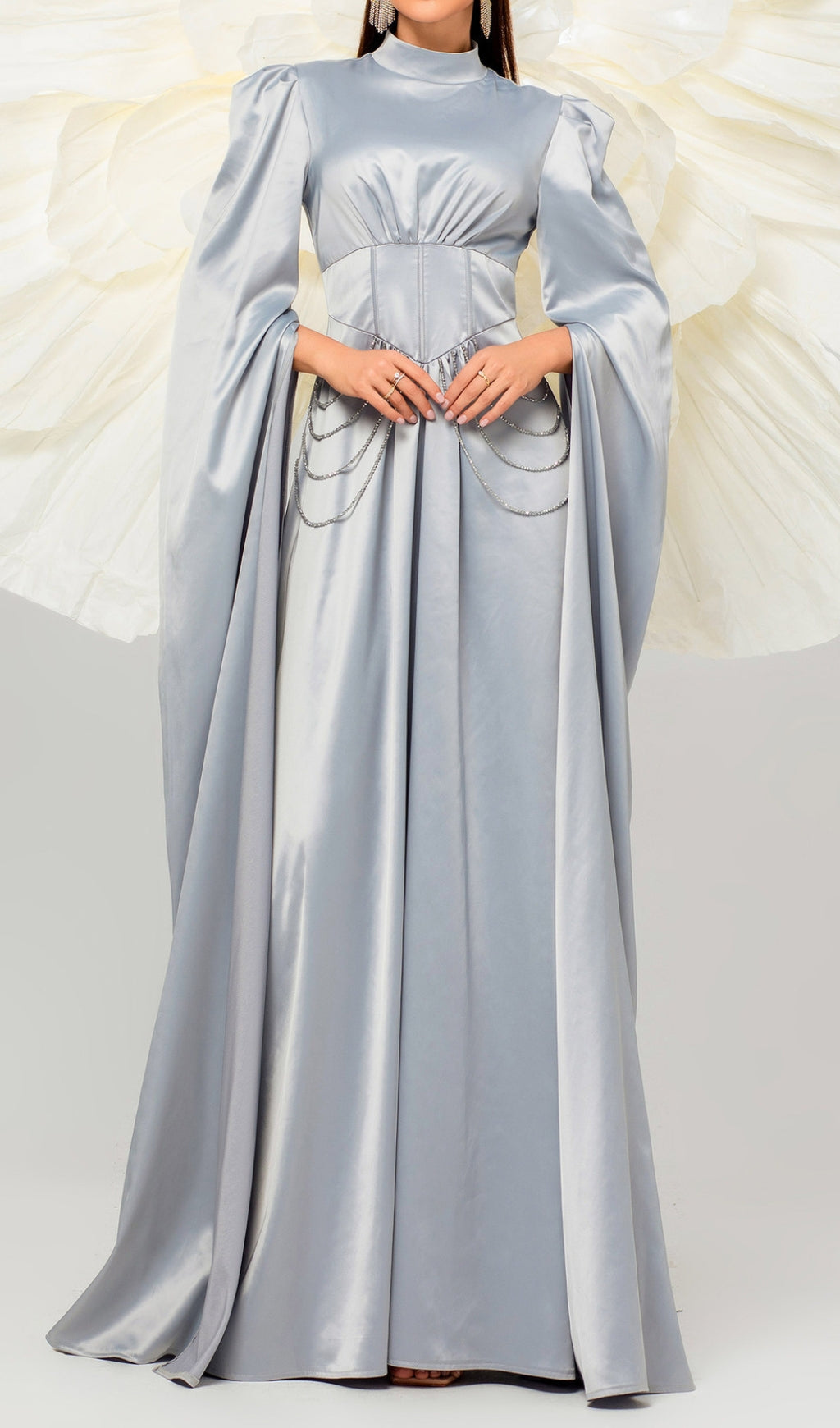 Cleo Long Sleeve Corset Maxi Dress