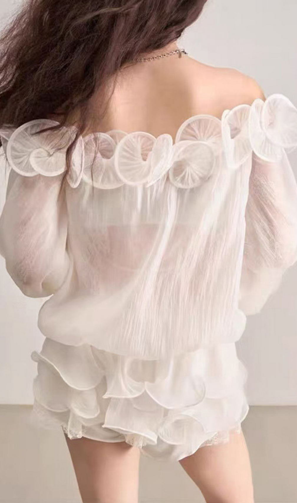 Honore White Off-Shoulder Mini Dress