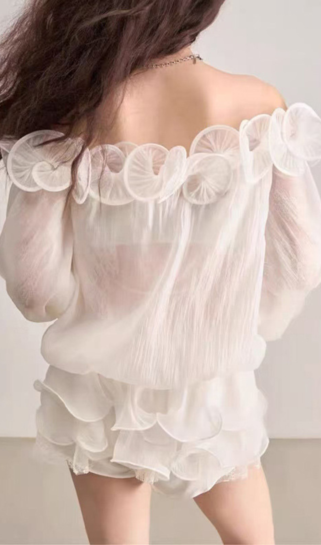 Honore White Off-Shoulder Mini Dress