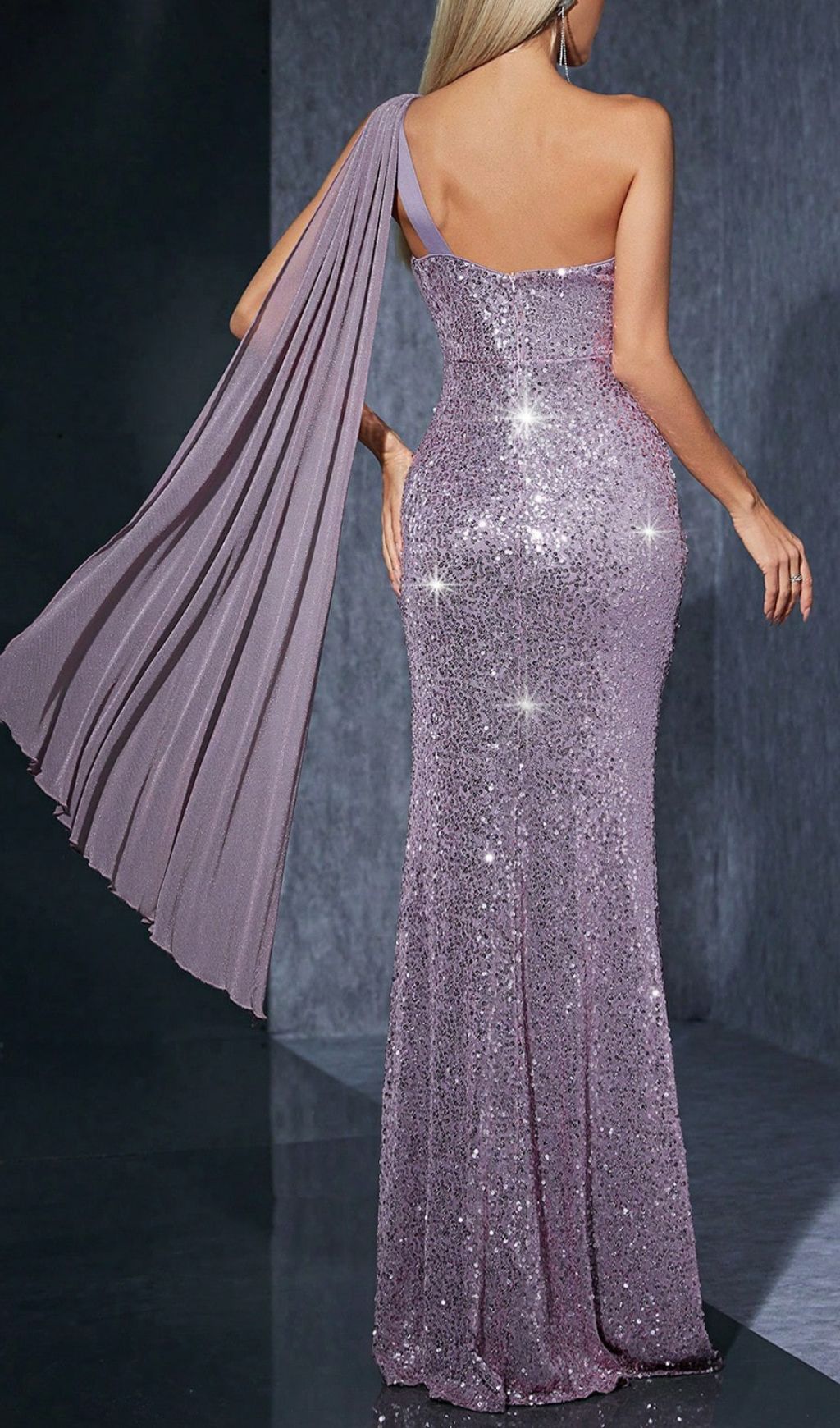 Helmi Sequin Mesh Maxi Dress