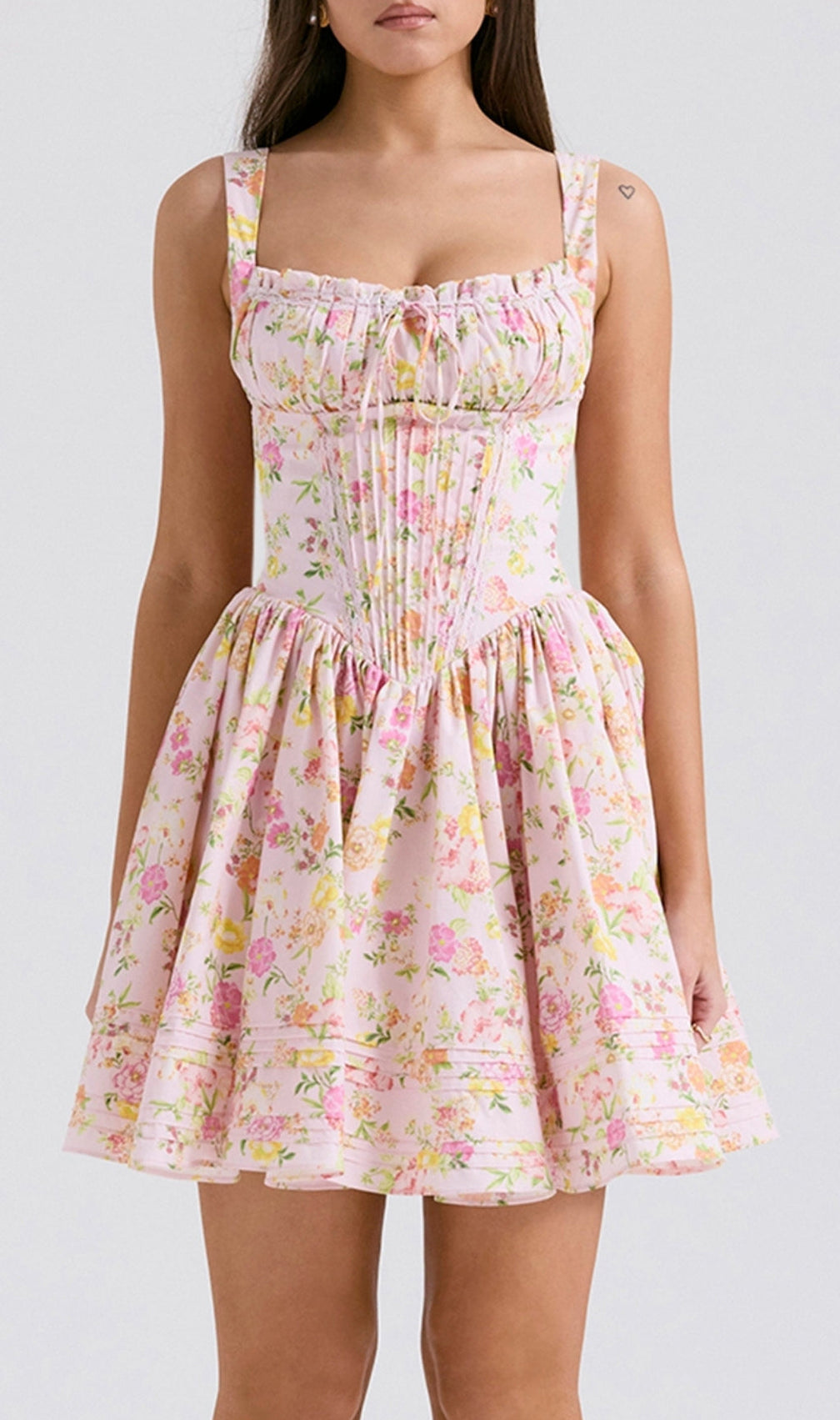 Attlee Floral Printed Mini Dress