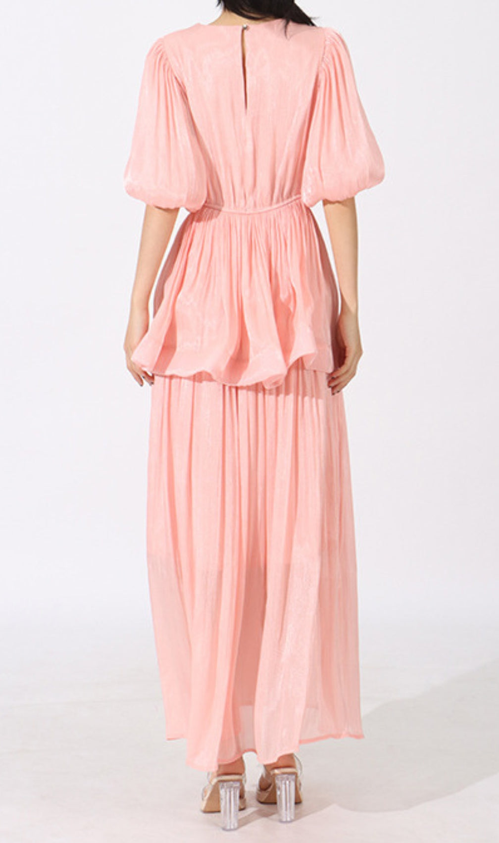 Elana Puff Sleeve Maxi Dress