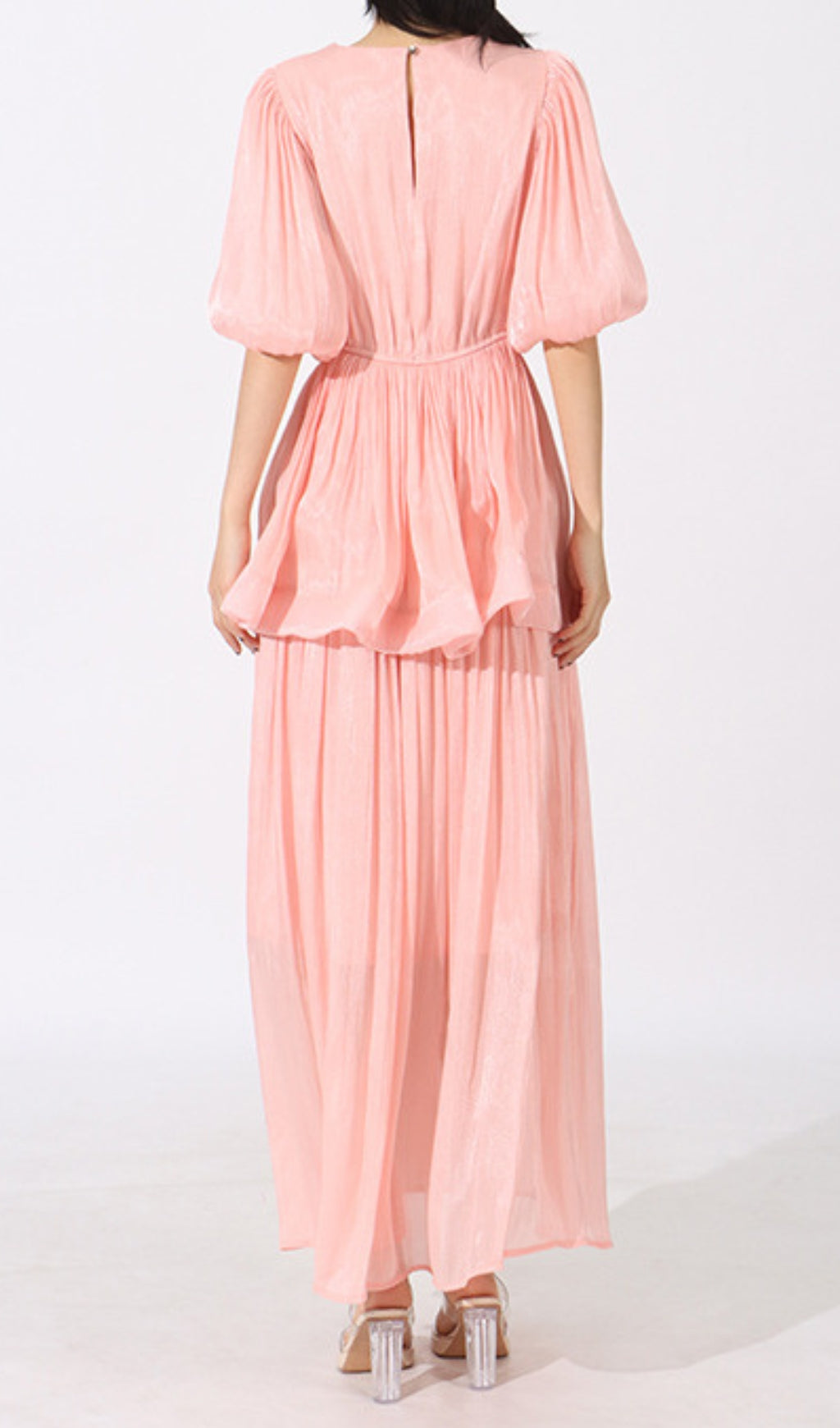 Elana Puff Sleeve Maxi Dress