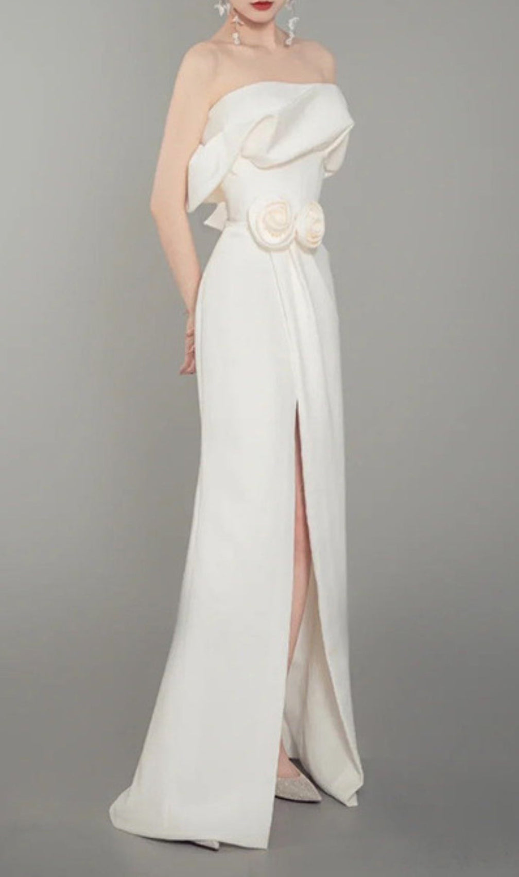 Ameya Flower Embellished Maxi Dress