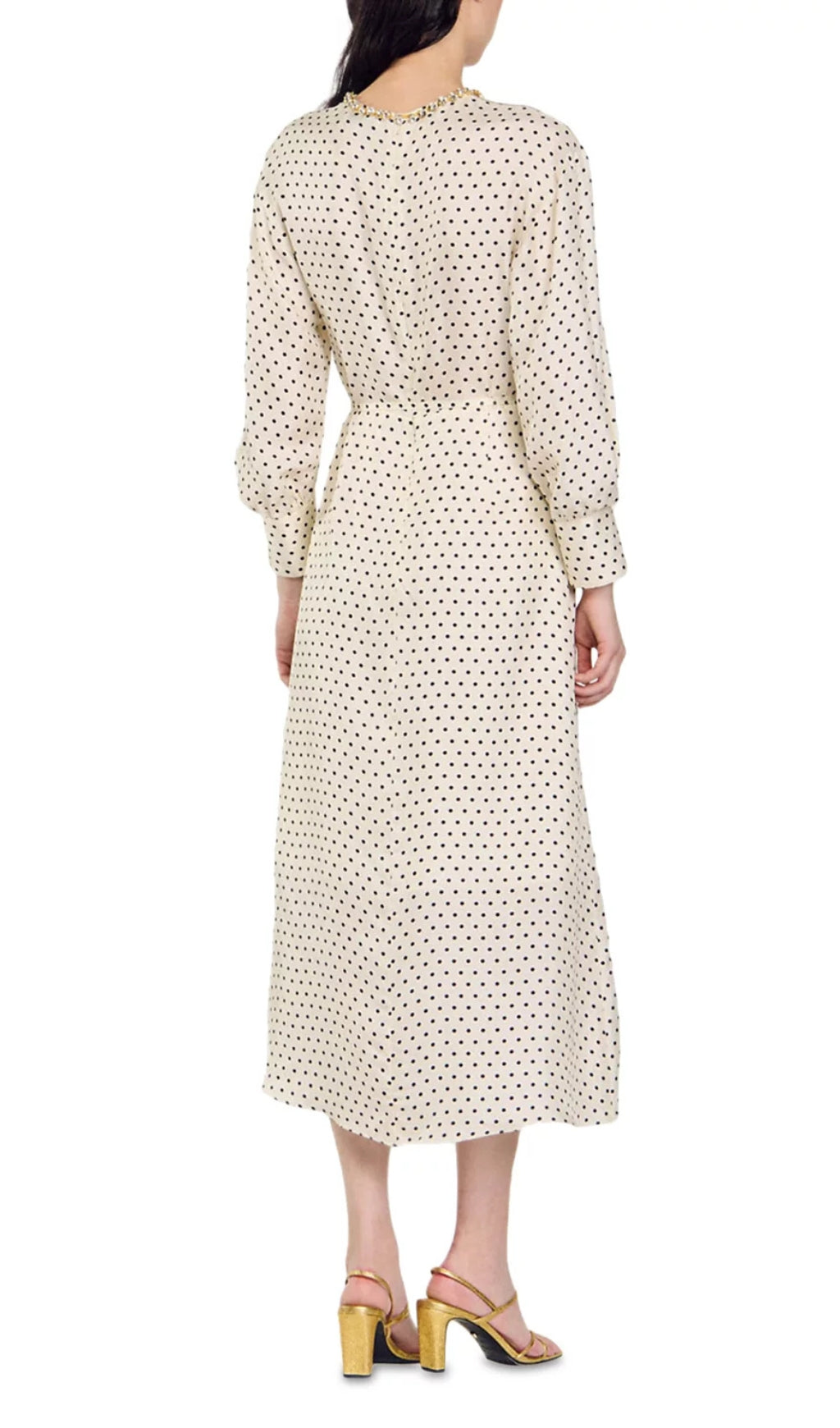 Philosophie Dot Print Midi Dress