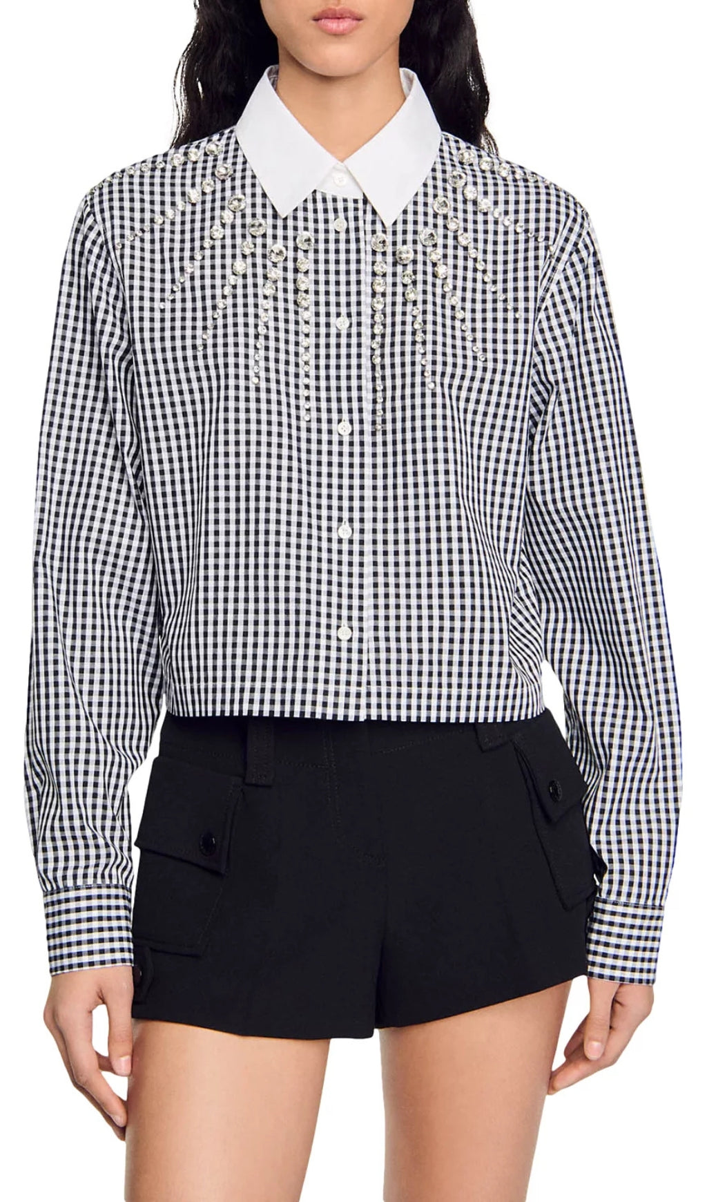Rockfall Gingham Embellished Shirt