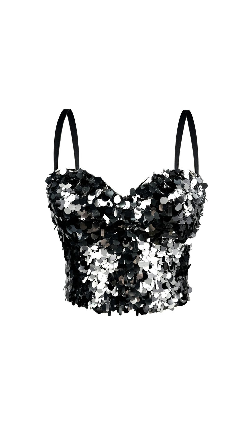 Gitte Sequin Crop Top