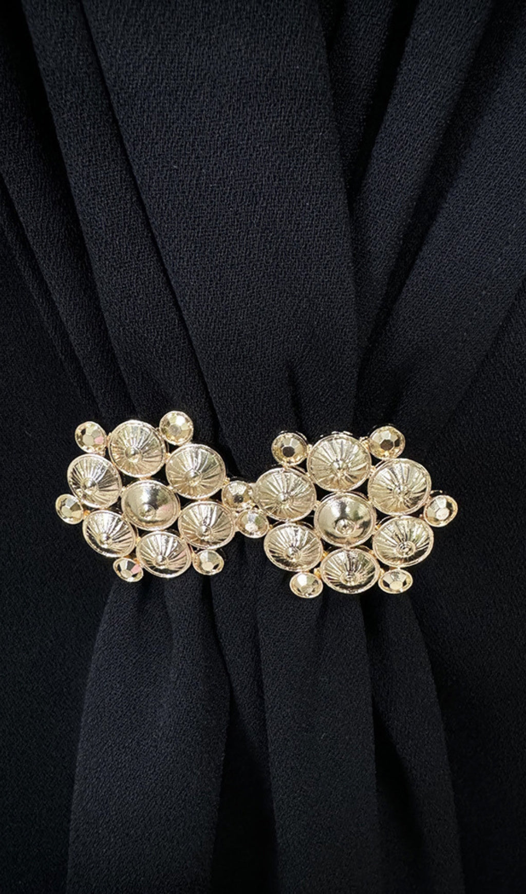 Bente Black Pleated Jacket & Trousers Set