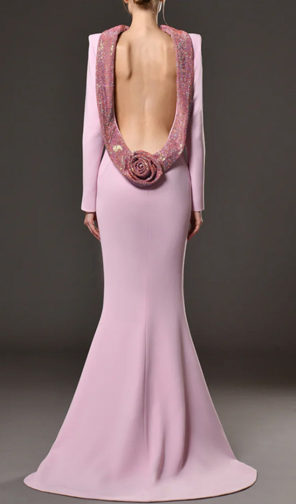 Daire Flower Long Sleeve Maxi Dress