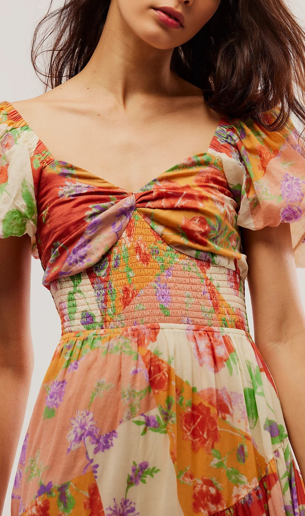 Asencion Floral Printed Maxi Dress