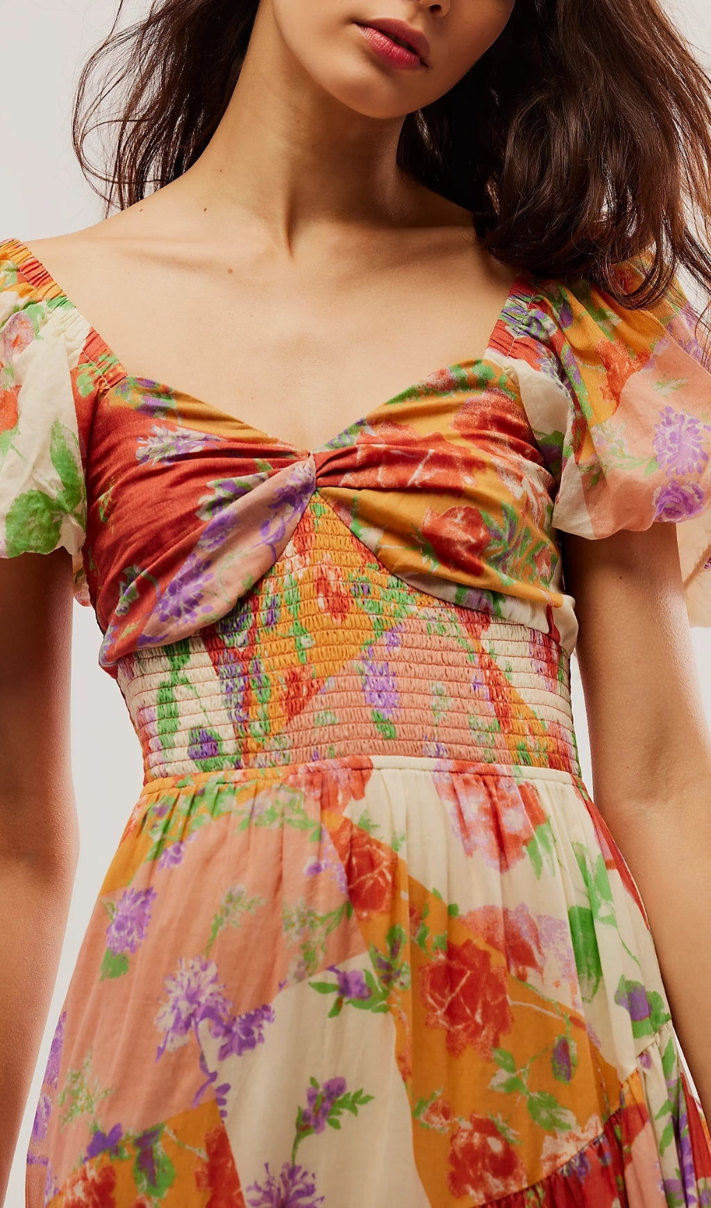 Asencion Floral Printed Maxi Dress