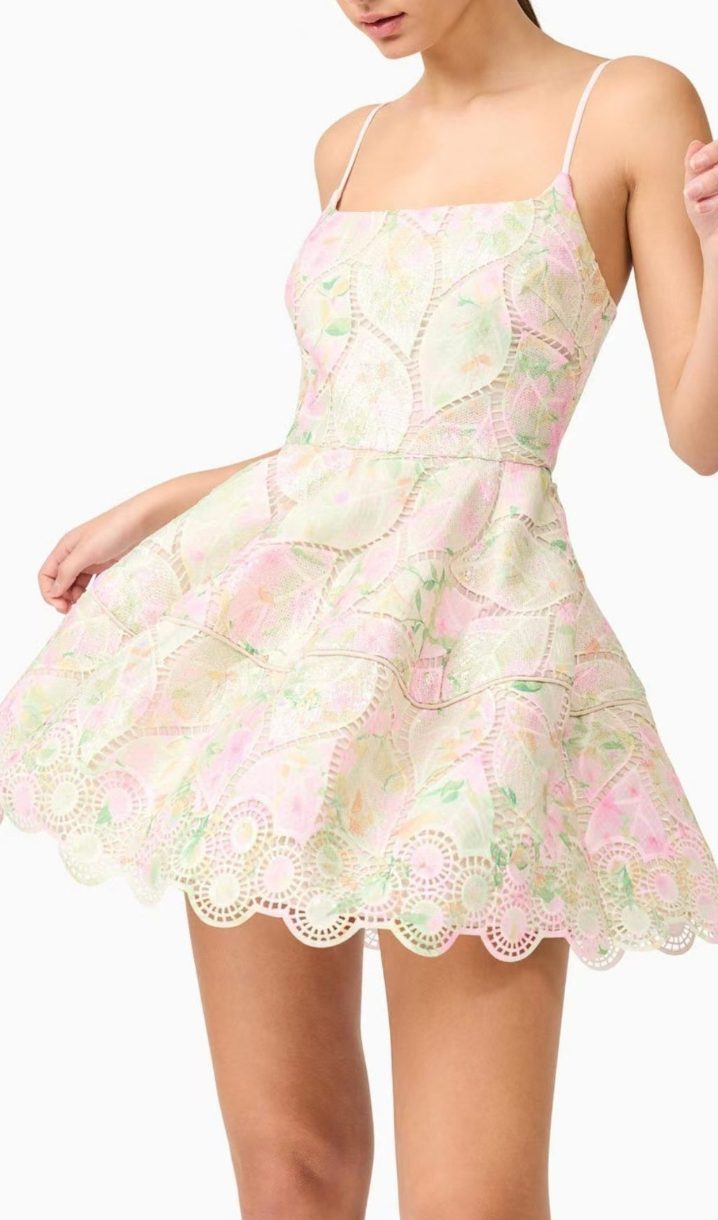 Fujiko Strappy Floral Mini Dress