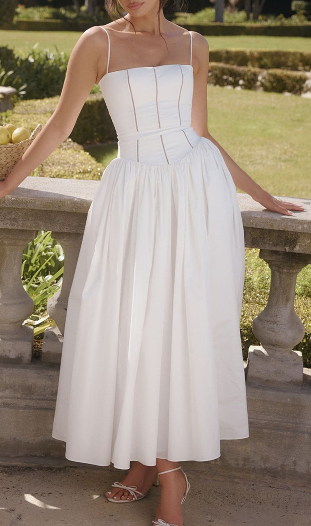 Ashira White Maxi Dress