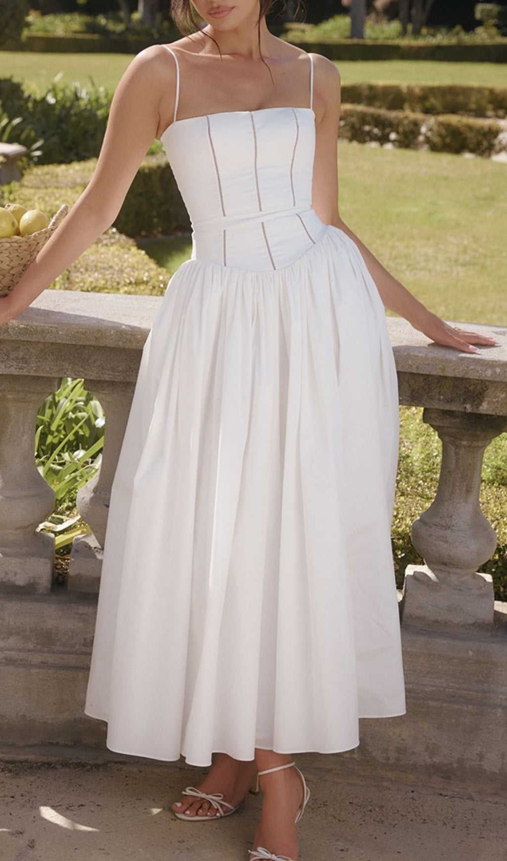 Ashira White Maxi Dress