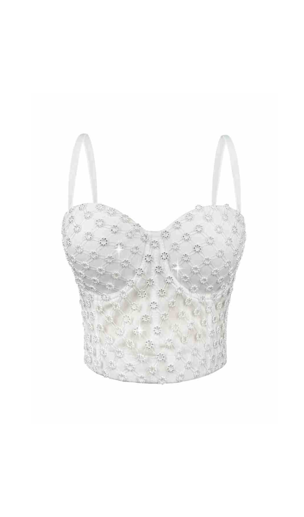 Griet Beaded Crop Top