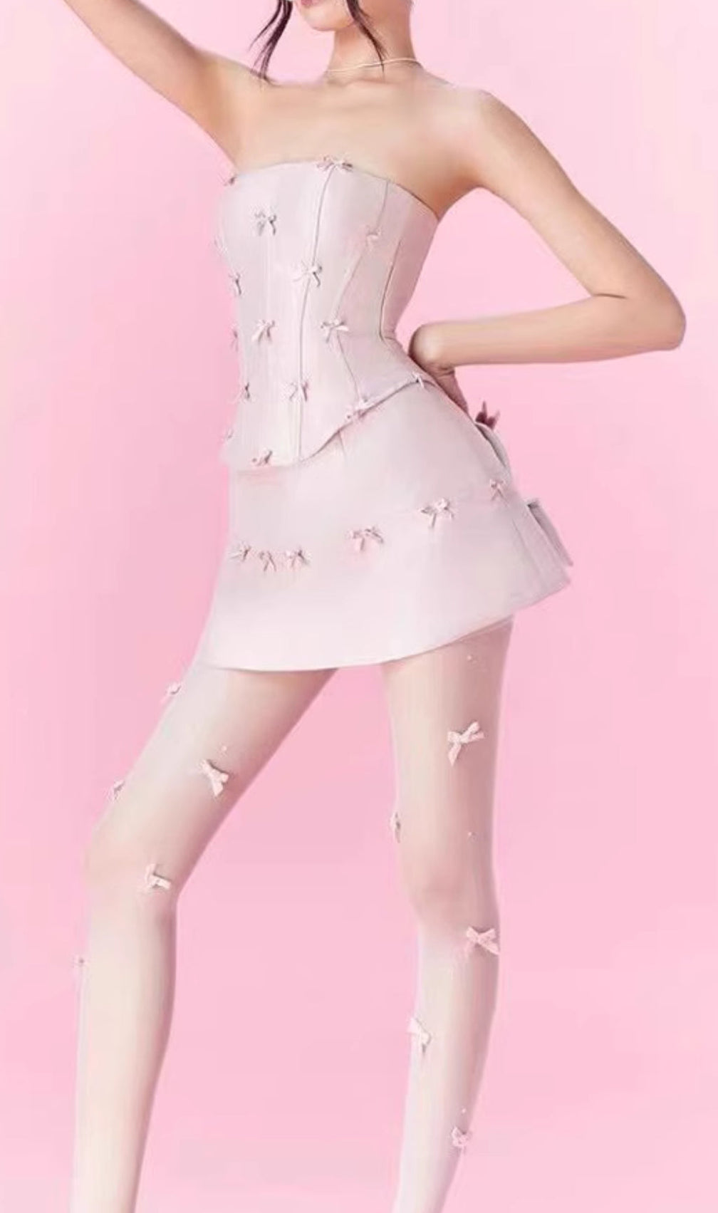 Asad Bowknot Embellished Two-Piece Suit