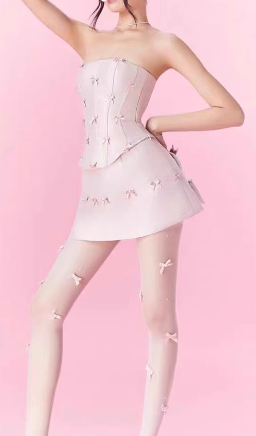 Asad Bowknot Embellished Two-Piece Suit