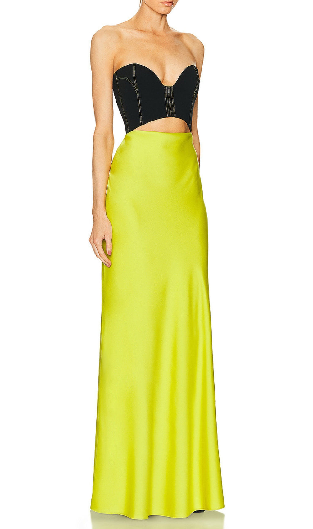 Emery Strapless Cutout Maxi Dress