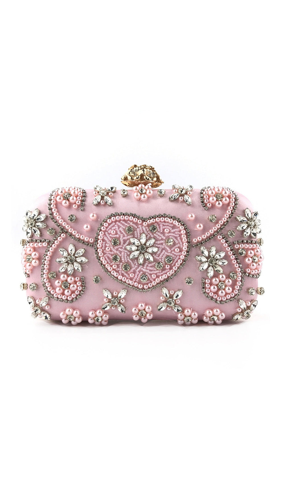 Anaya Beaded Diamonds Clutch