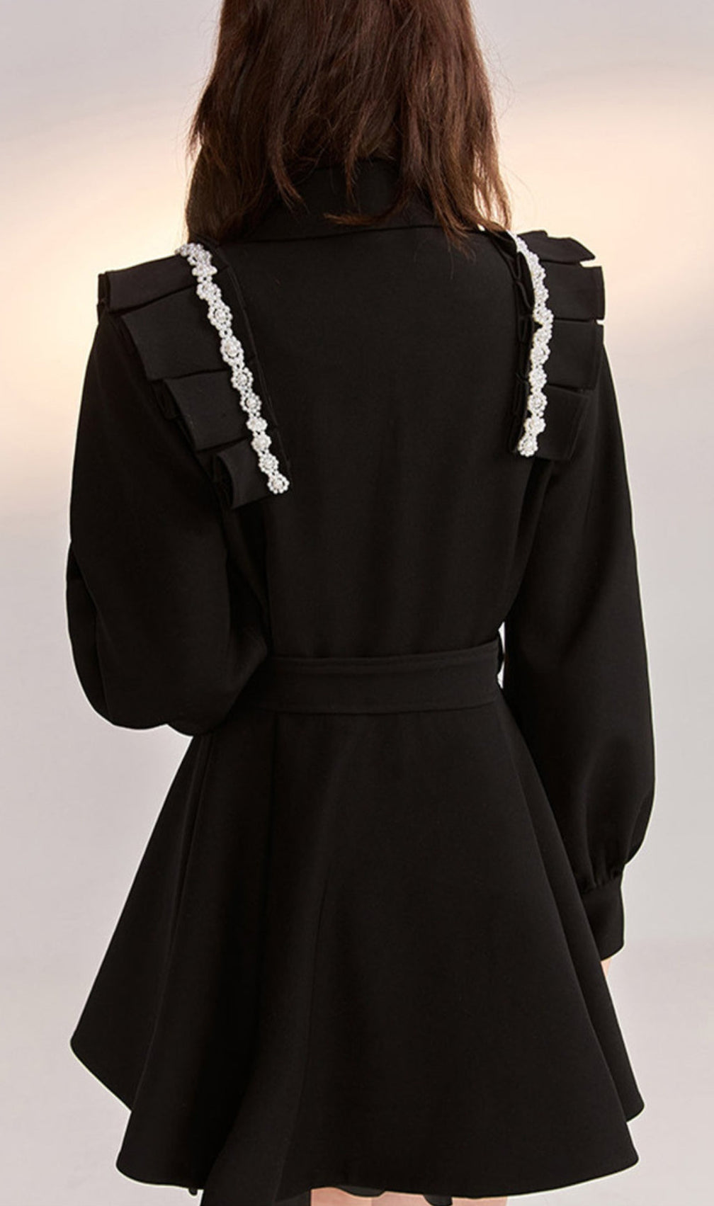 Akihiko Pearll Embellished Dress