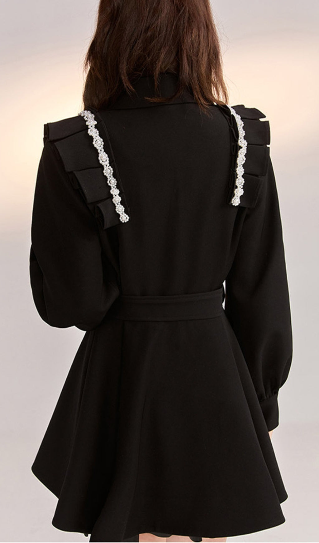 Akihiko Pearll Embellished Dress