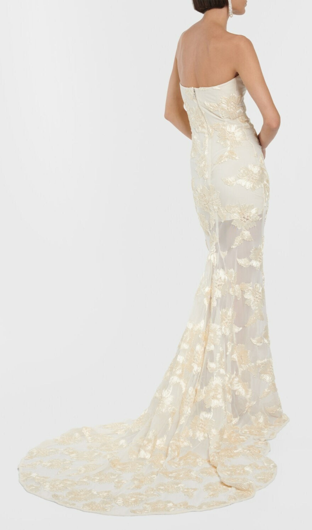 Auria Flower Mesh Gown