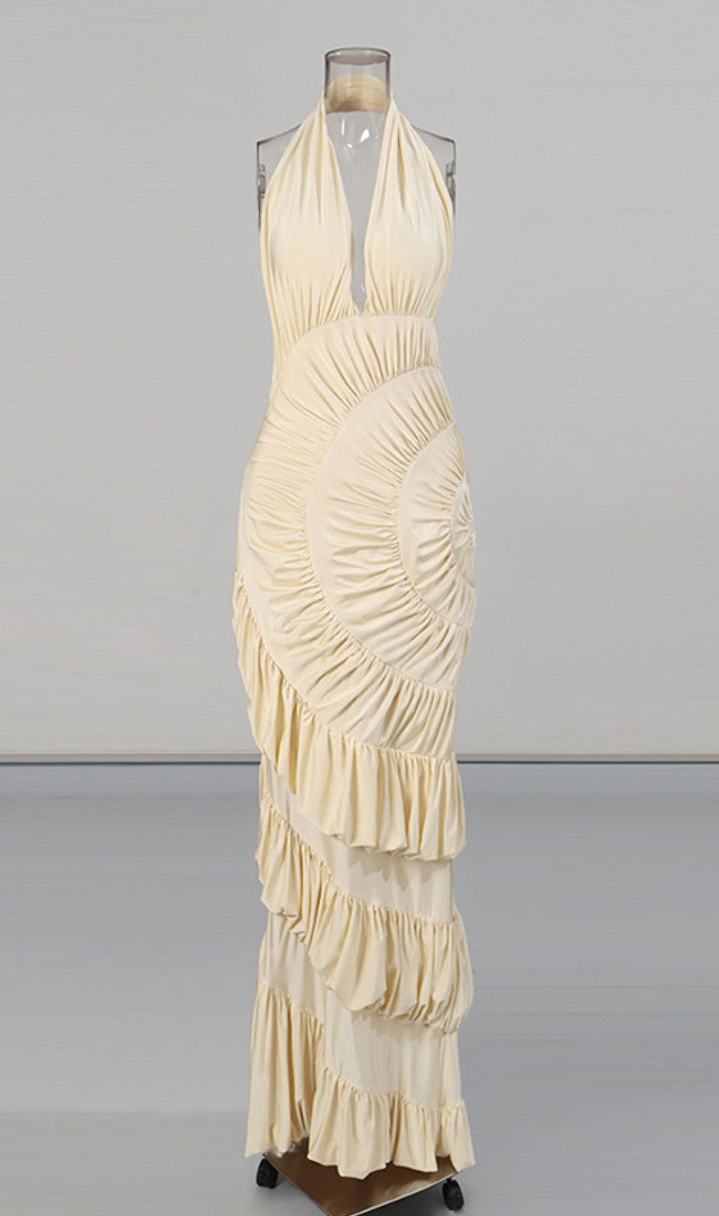 Ineke Halter Ruffle Maxi Dress | Elegant Gala & Special Occasion Gown