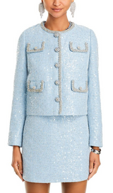 EMBELLISHED BOUCLÉ JACKET