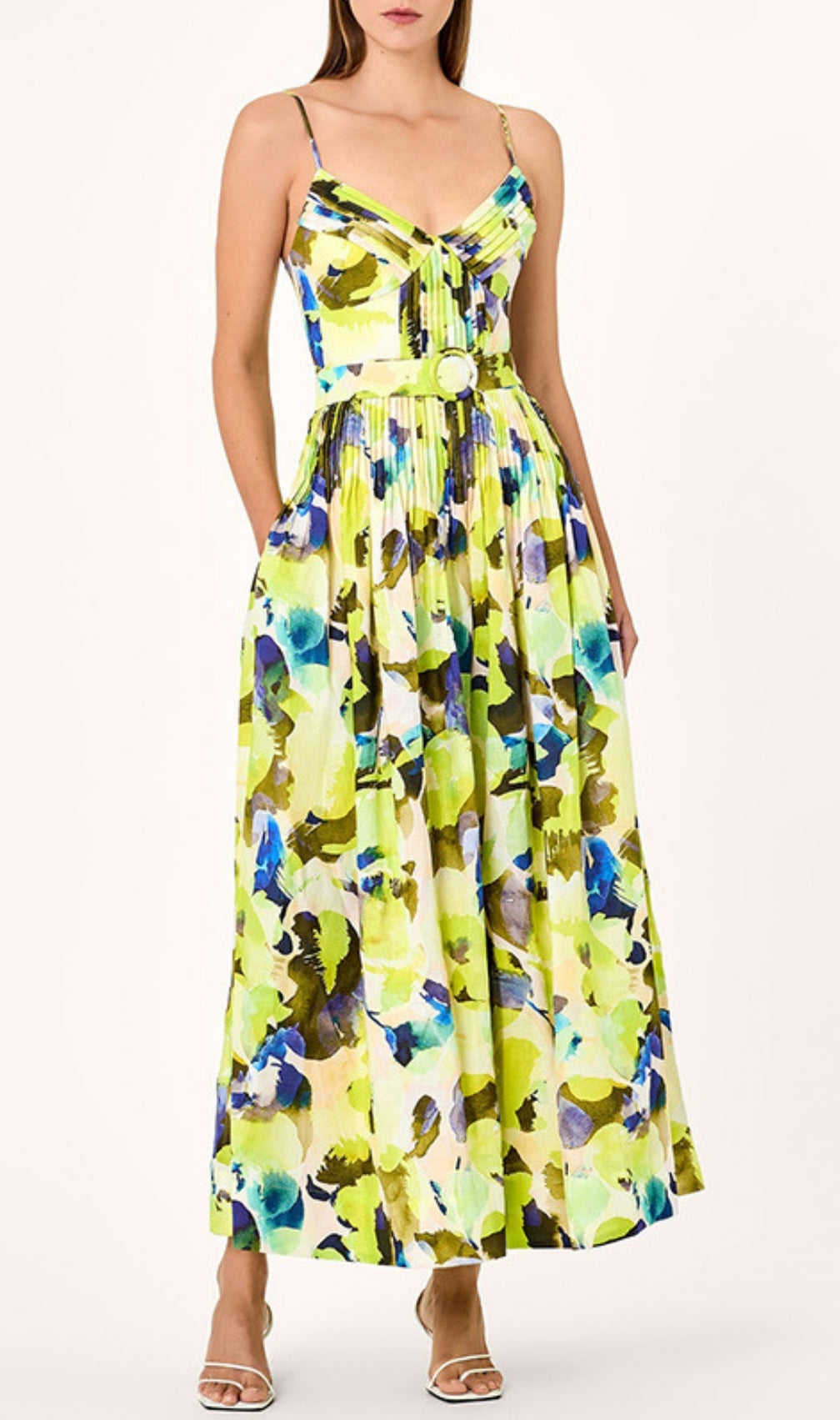 Eadlyn Printed Strappy Maxi Dress