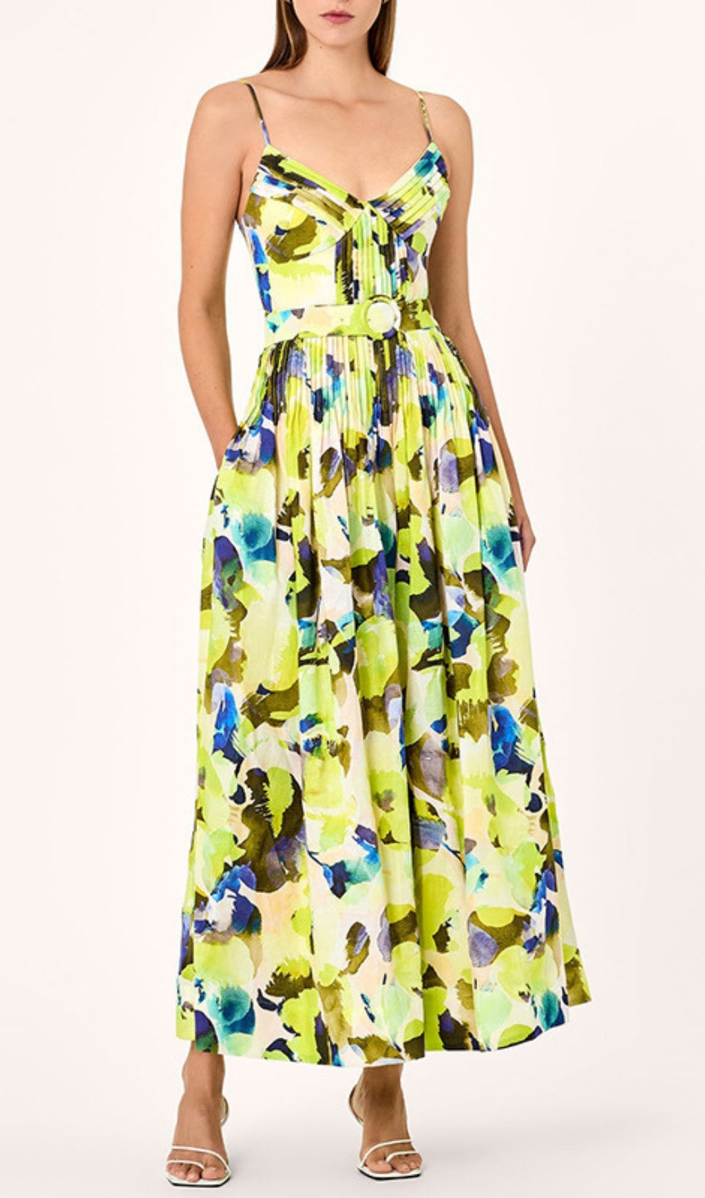 Eadlyn Printed Strappy Maxi Dress
