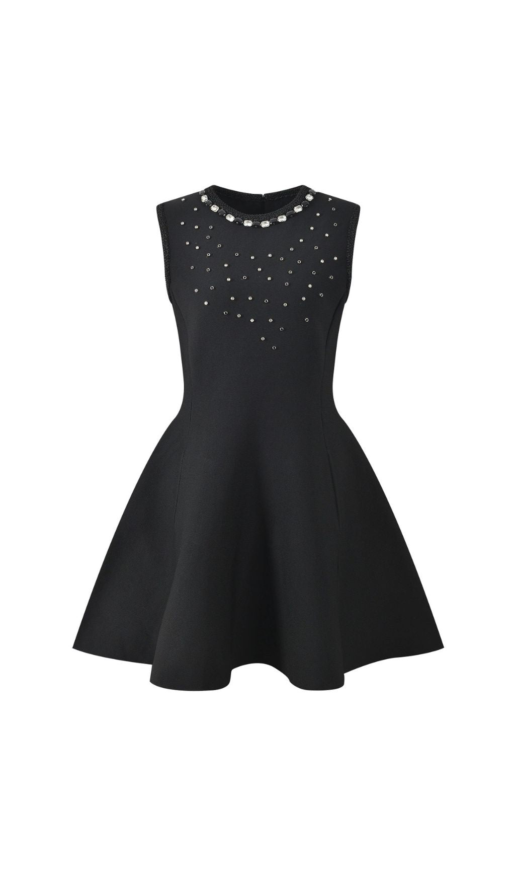 Ruxel Embellished Skater Dress: Sparkle, Pockets & Chic Style