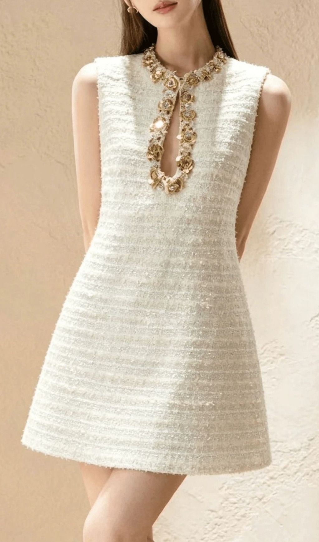 Kimbella Glamorous Sleeveless Diamante Mini Dress - Sparkle & Chic Evening Wear
