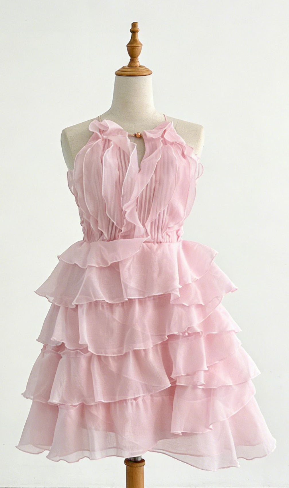 Kadyn Halter Ruffle Mini Dress