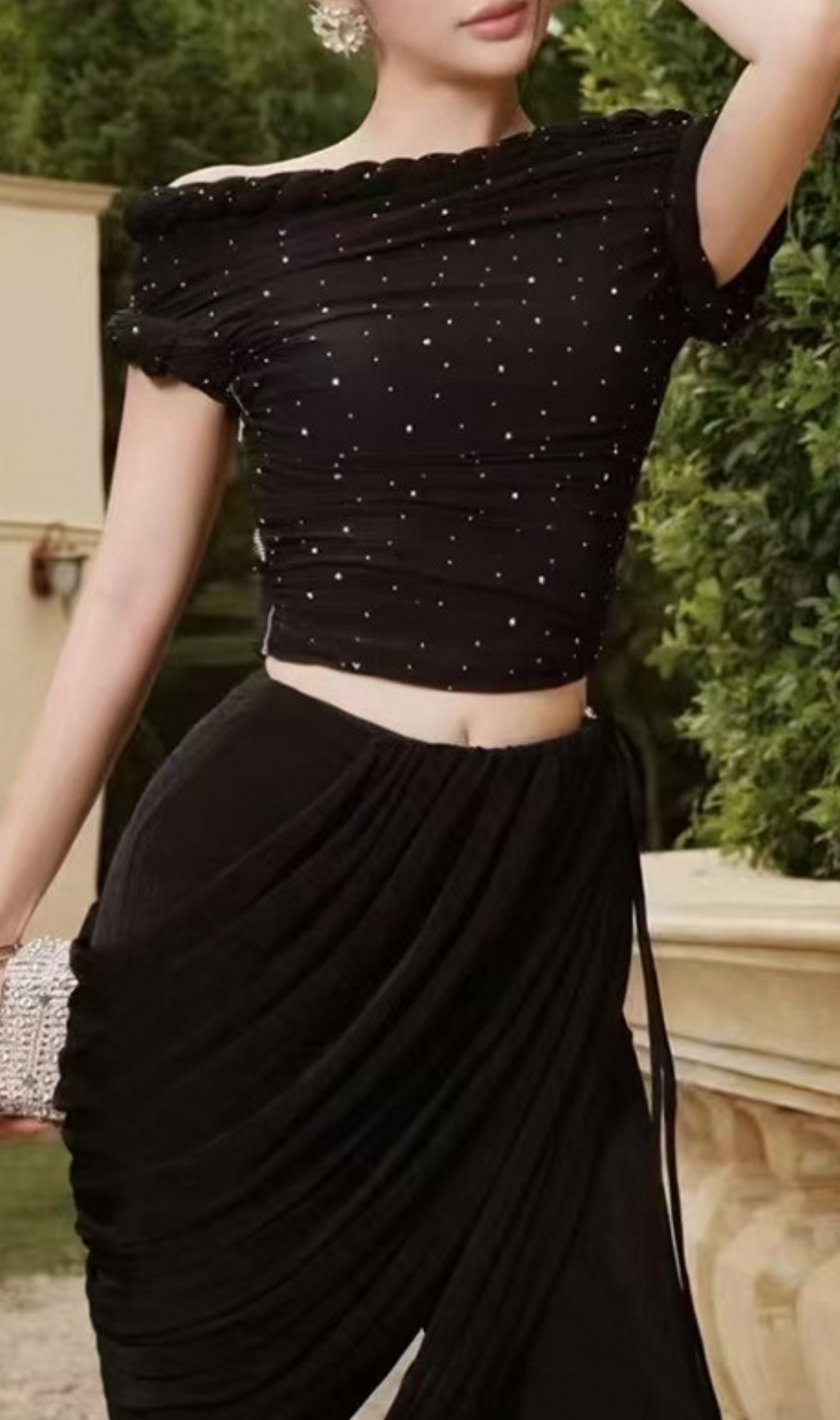 Hayley Off-Shoulder Crop Top