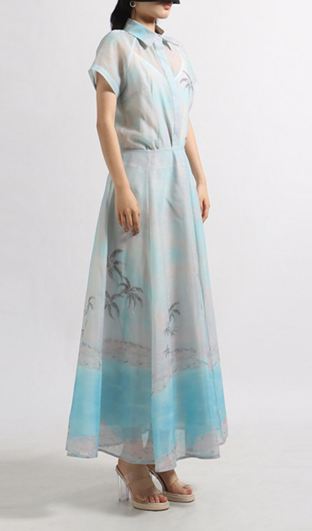 Eran Printed Shirt & Maxi Skirt Set