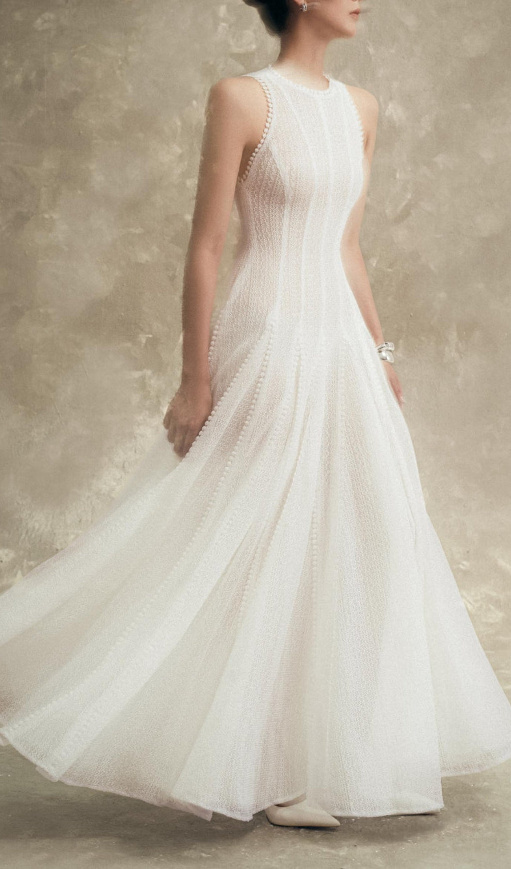 Cham Vintage Sleeveless Maxi Dress