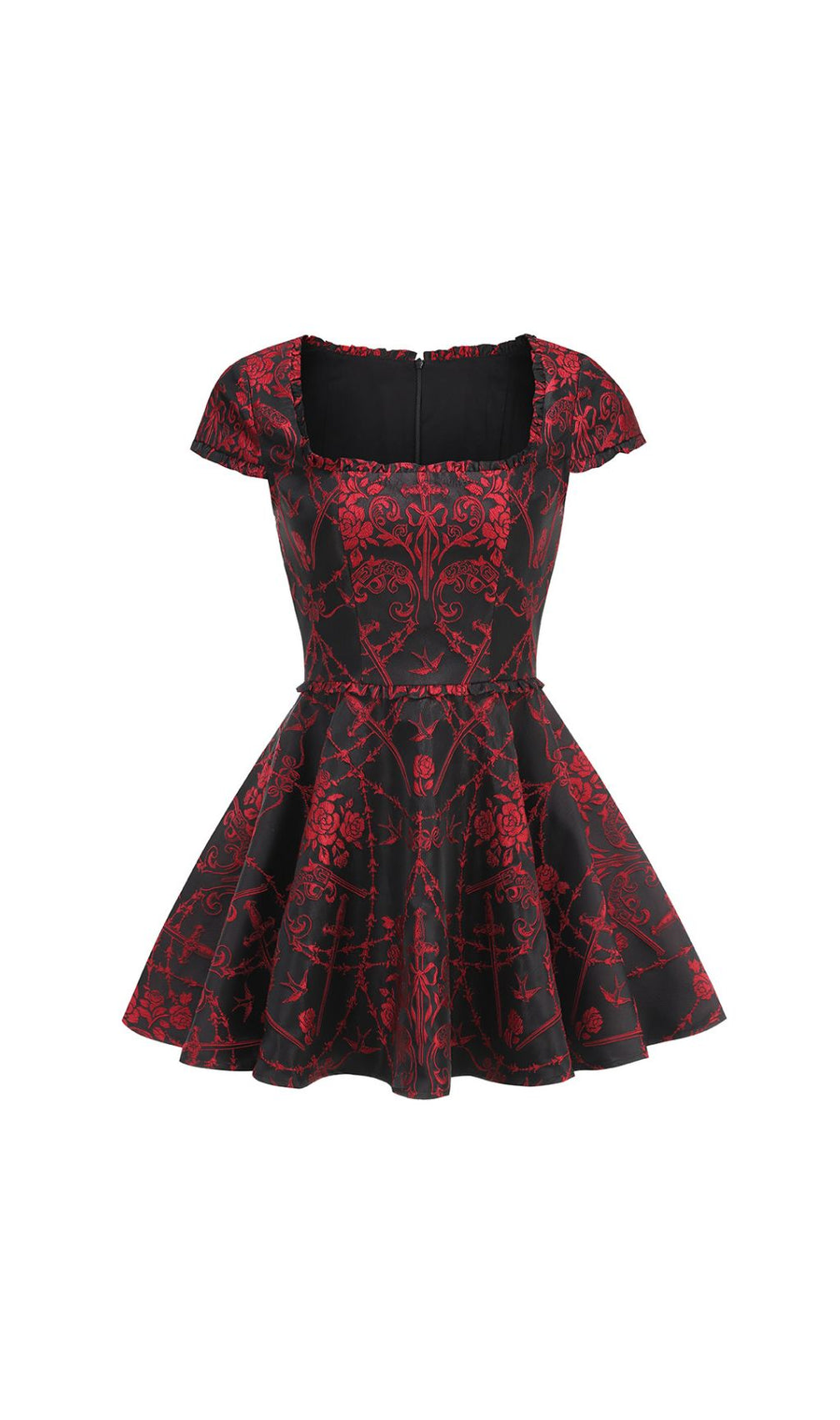Fantine Flower Mini Dress