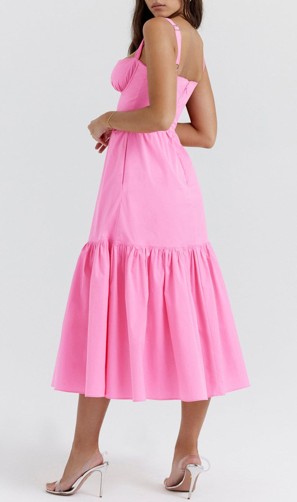 French Pink Midi Sundress