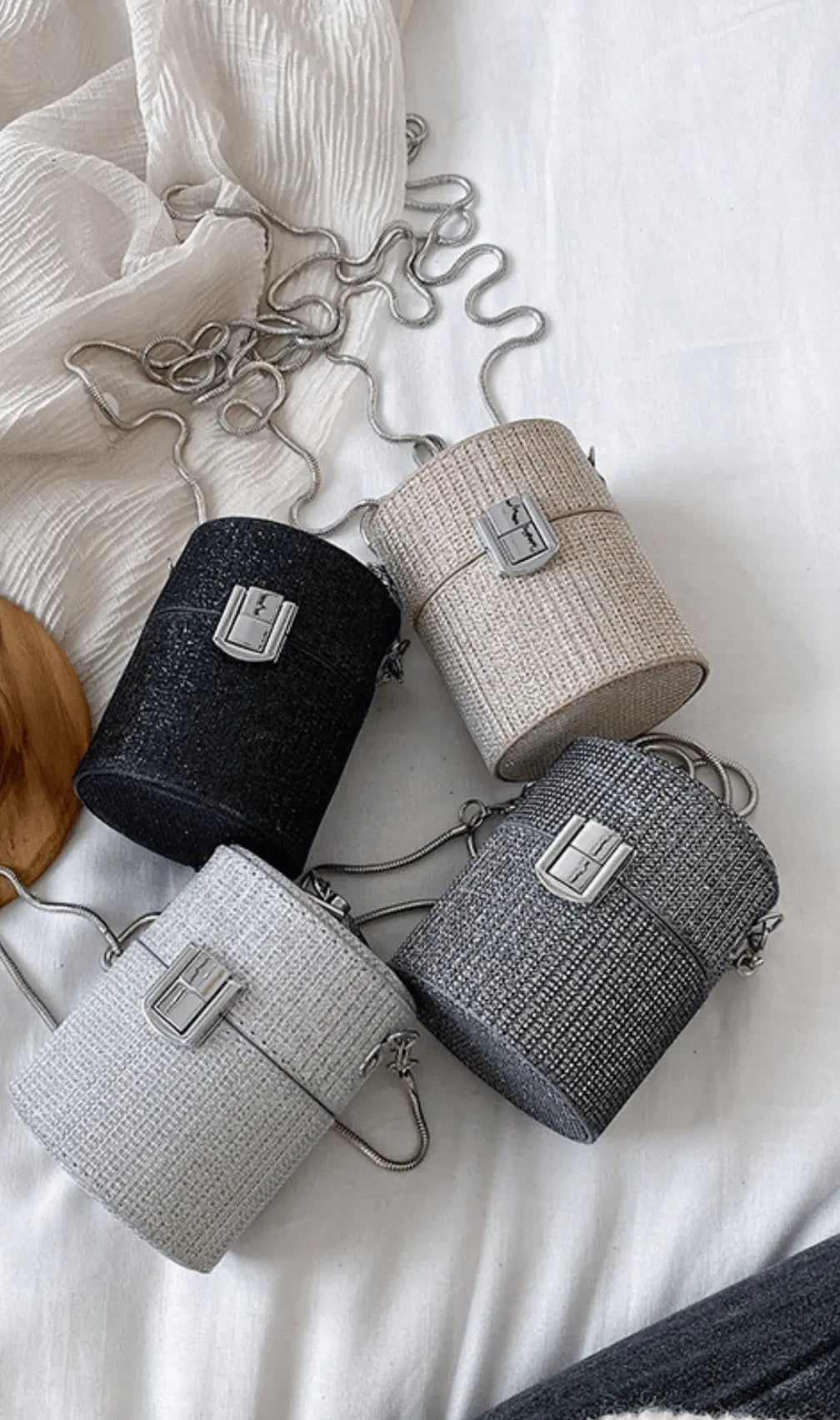 Bucket Bag - Beige - Light