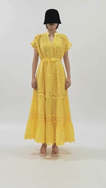 Fritzi V-Neck Maxi Dress