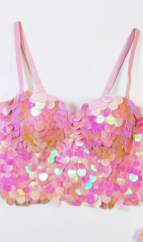 Amarantha Sequin Embellished Top