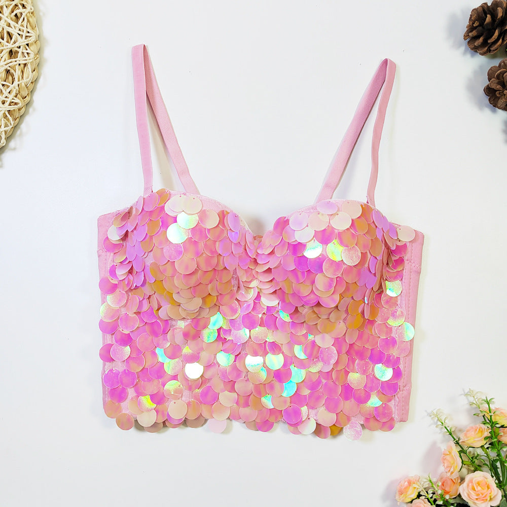 Amarantha Sequin Embellished Top