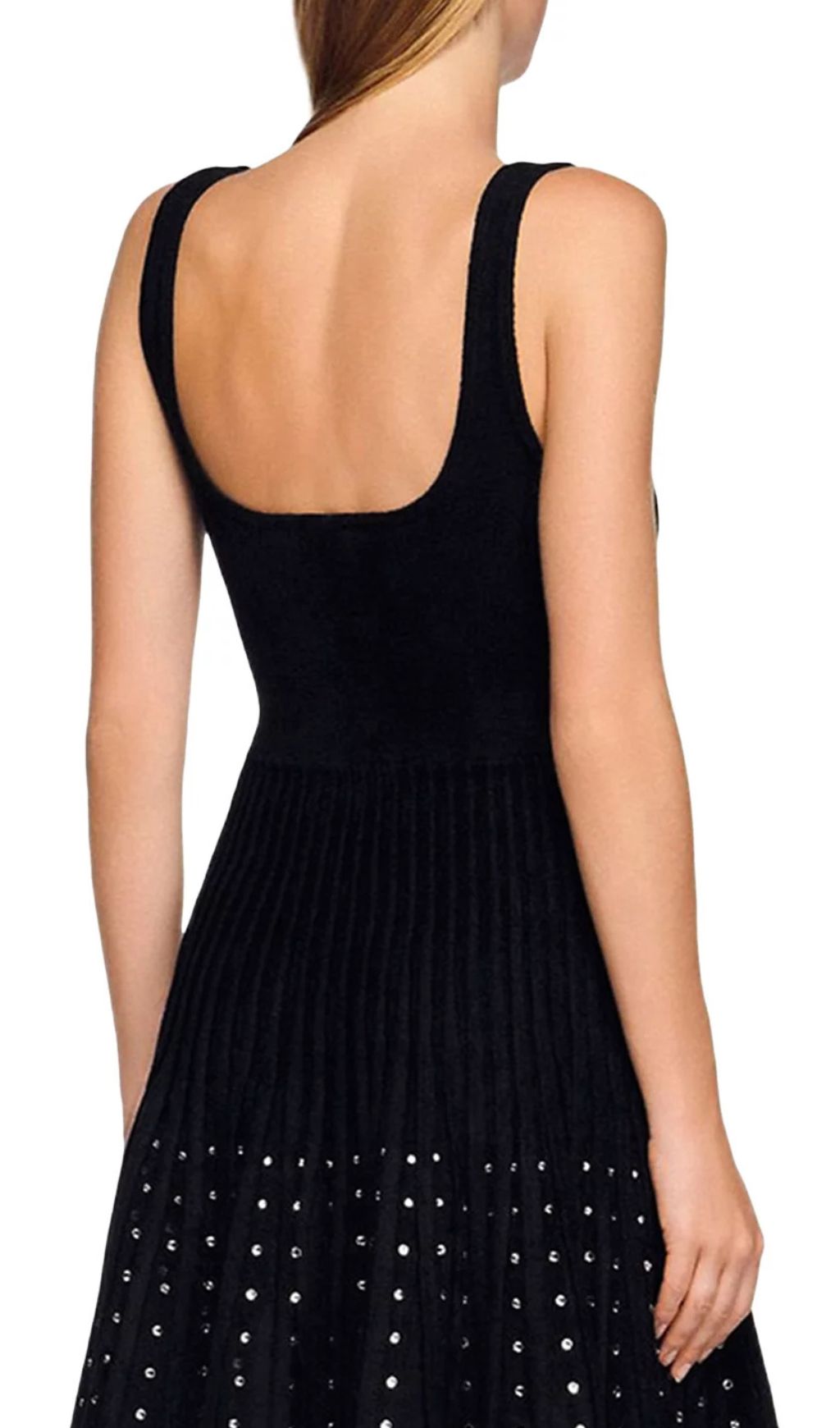 Aureline Crystal-Embellished Black Mini Dress - Chic Cocktail & Party Wear