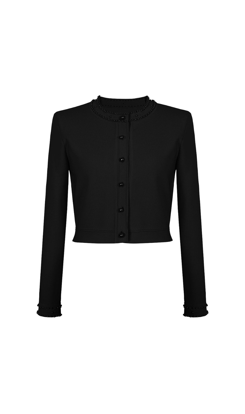 Edie Black Bead Midi Dress & Cardigan