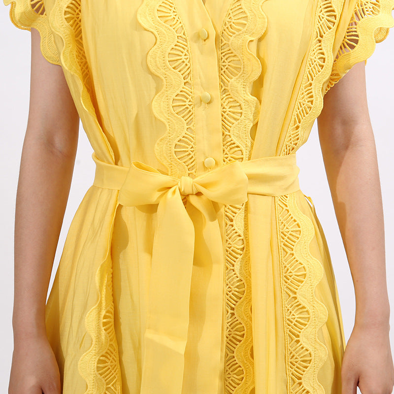 Fritzi V-Neck Maxi Dress