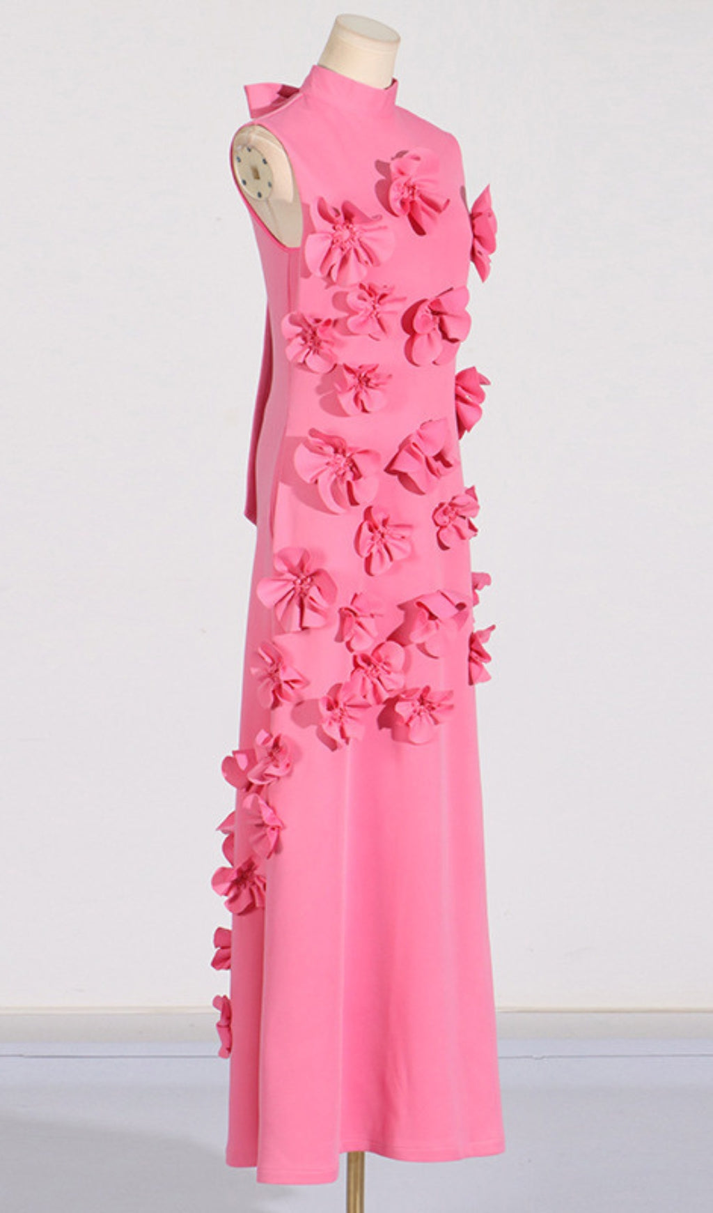 Annona Flower Embellished Maxi Dress