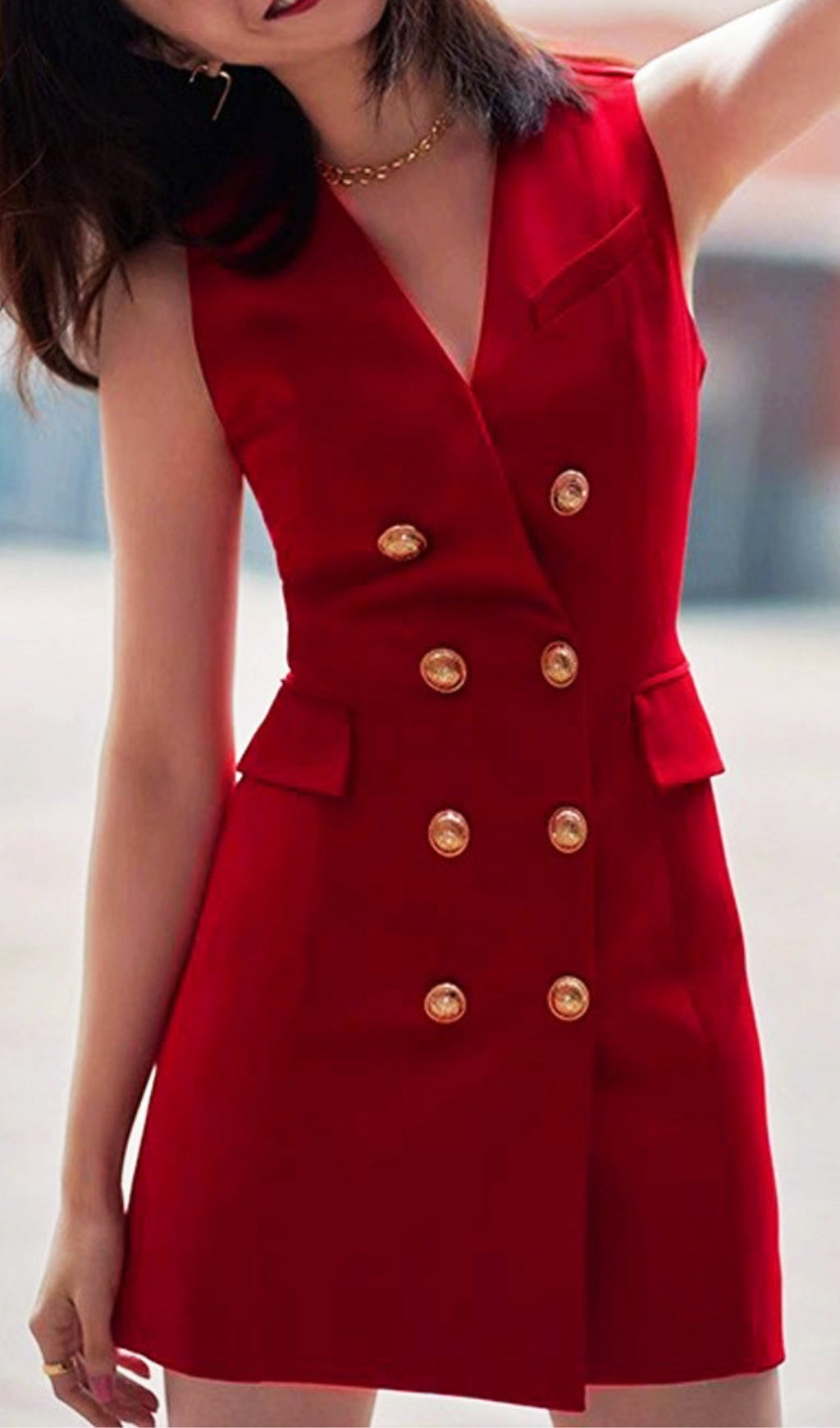 Eisheth Sleeveless Mini Dress