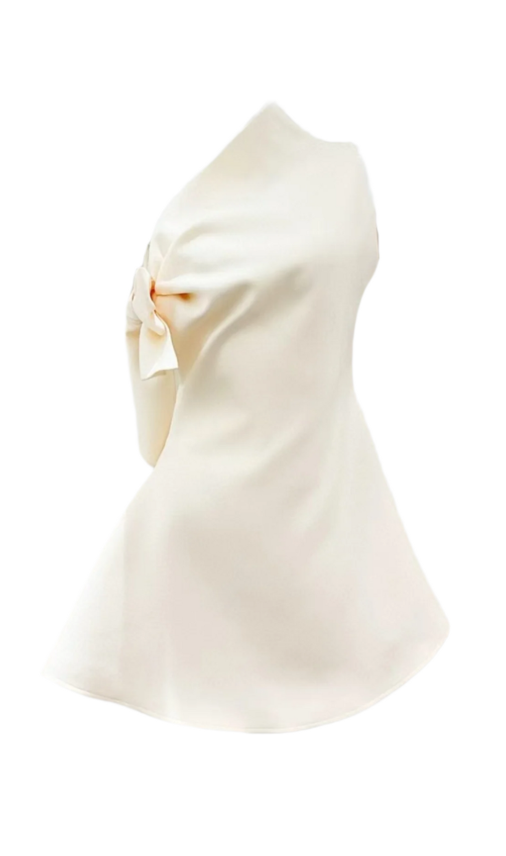 Calwa Asymmetric One Shoulder Flare Mini Dress