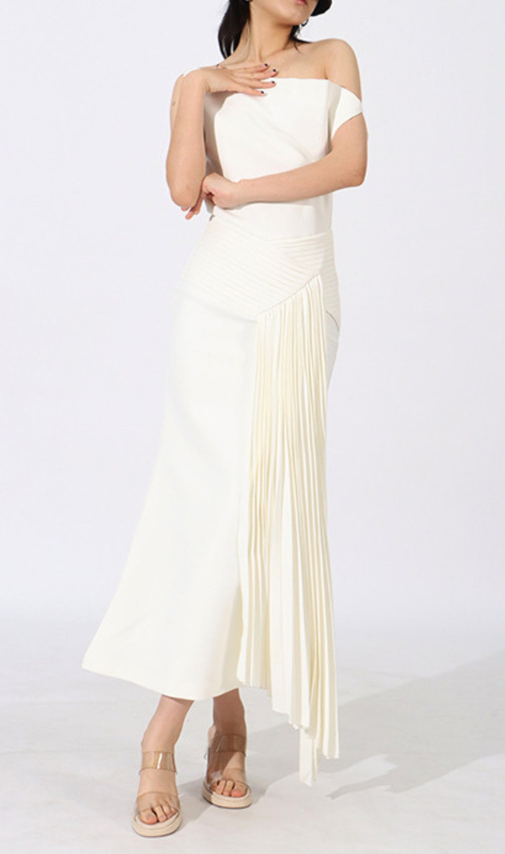 Eren Pleated Maxi Dress