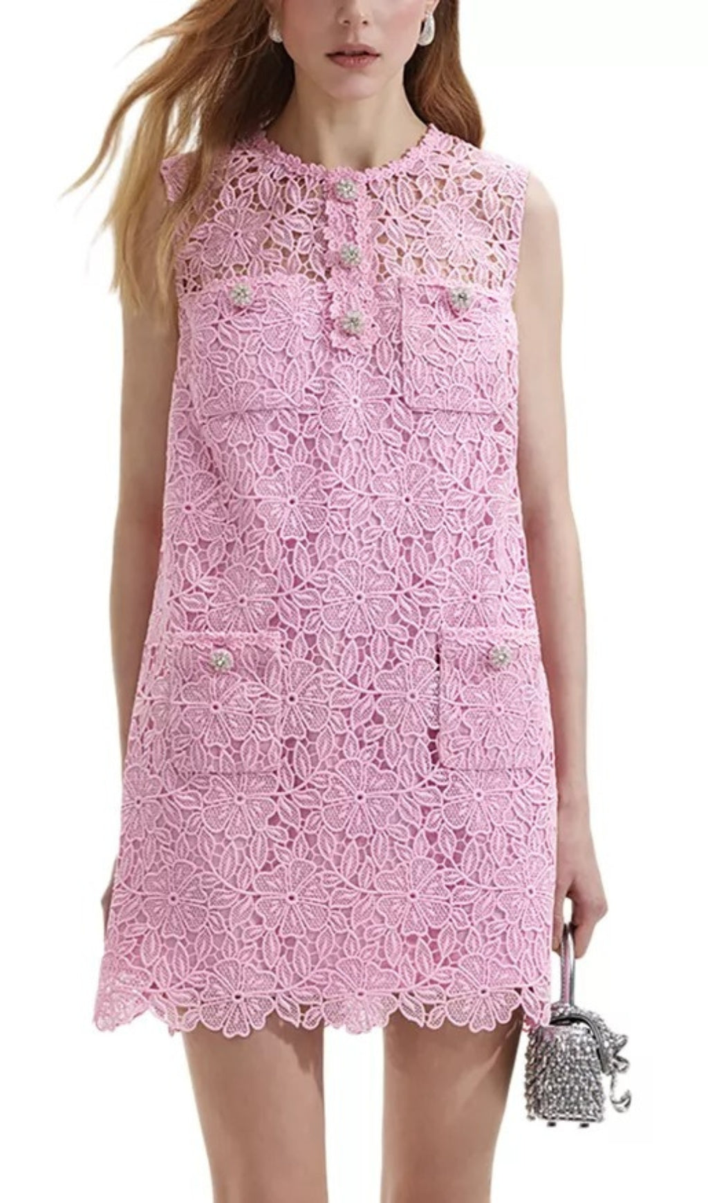 Anisij Lace Mini Dress